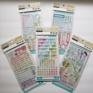5 Recollections Stamp & Stencil Bundle Lot